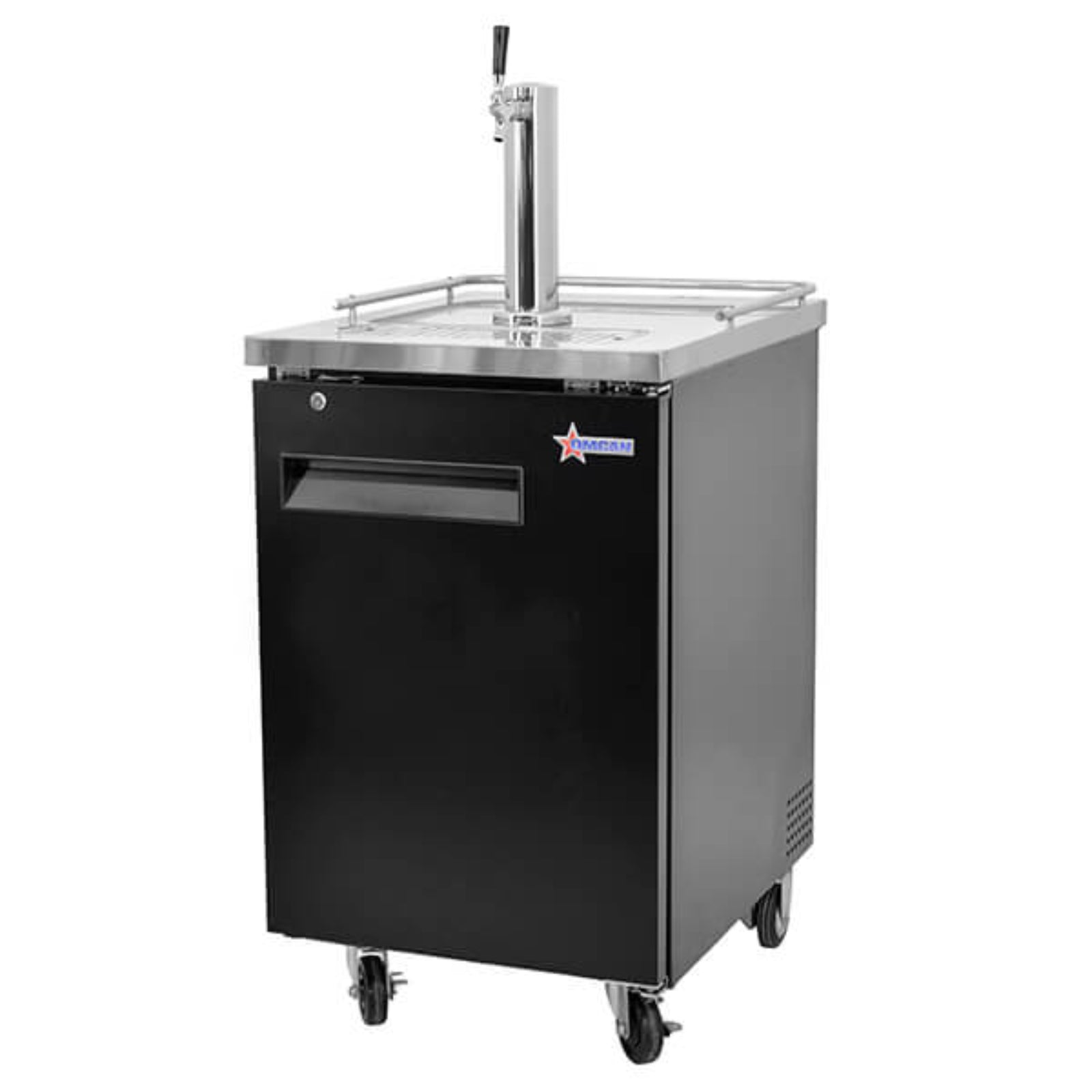 Omcan Single Tap Kegerator 23.5