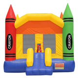 Commercial Crayon Castle Bounce House by Inflatable HQ - Backyard Provider