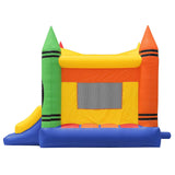 Commercial Crayon Castle Bounce House by Inflatable HQ - Backyard Provider