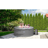 JLeisure Avenli 1,200 Liter 63 inch 6 Person Inflatable Round Hot Tub Spa, Gray - 228674