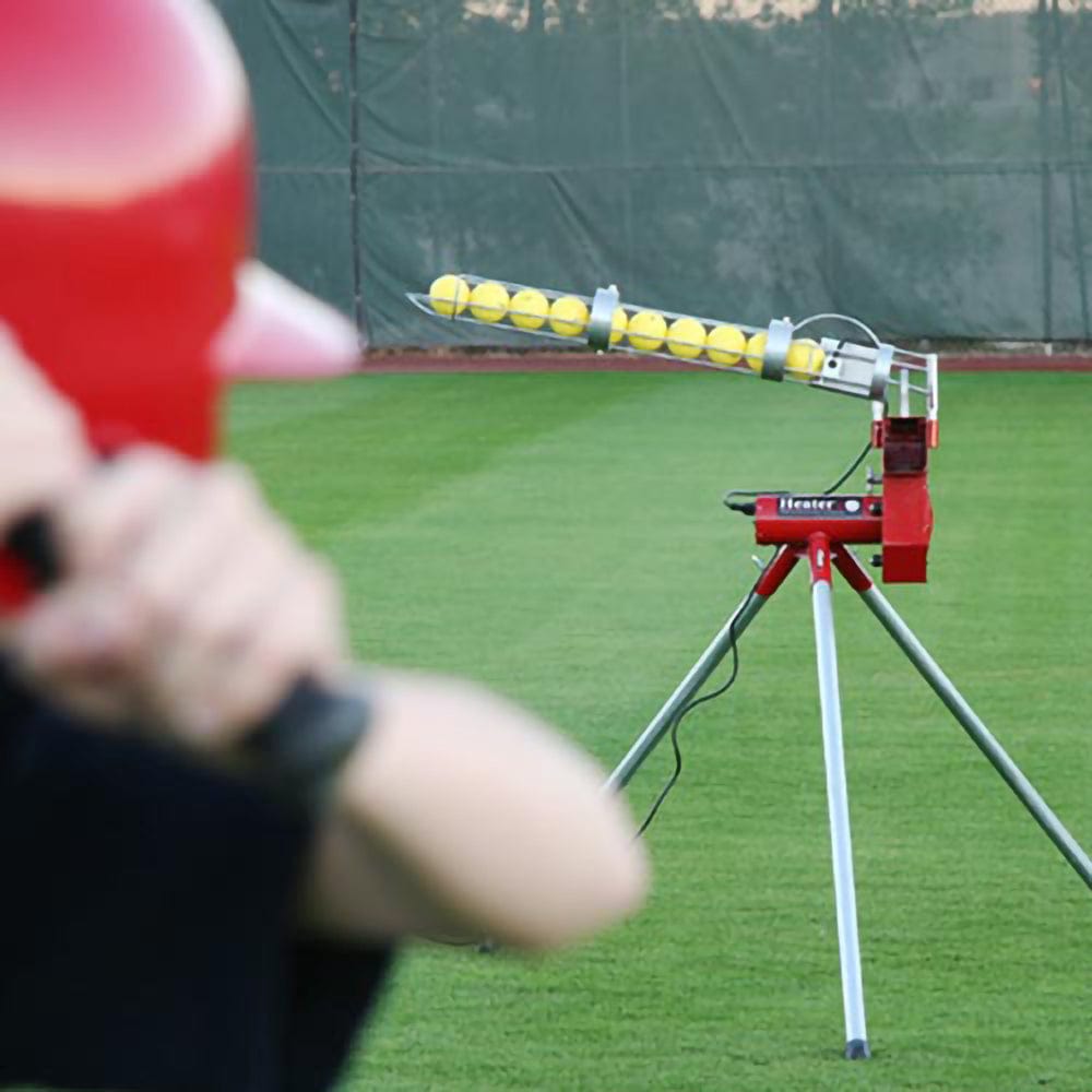 Heater Real Baseball Machine With Auto Ballfeeder - HTR6000BBC