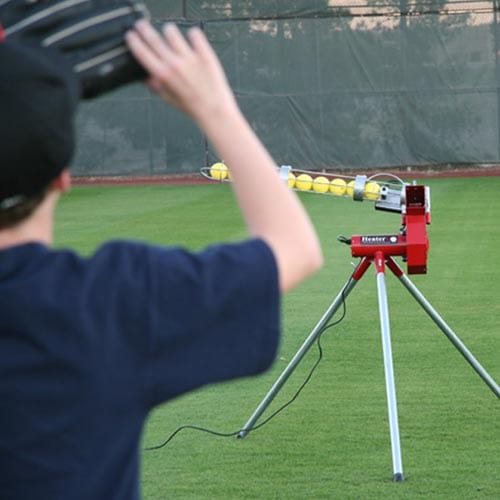 Heater Real Baseball Machine With Auto Ballfeeder - HTR6000BBC