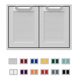 Hestan 30-Inch Double Storage Doors - AGSD30-SS