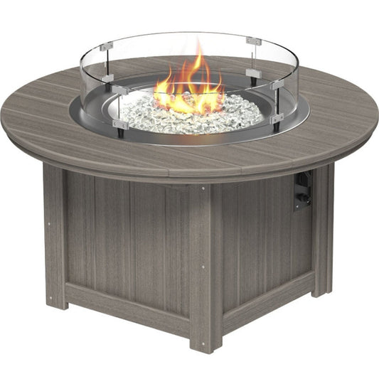 LuxCraft Lumin Fire Pit 46″ Round - LFP46RCHB