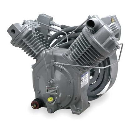 Ingersoll Rand Air Compressor Pump, 10 hp, 15 hp, 2 Stage, 80 fl oz Oil Capacity, 2 Cylinder - G8532614