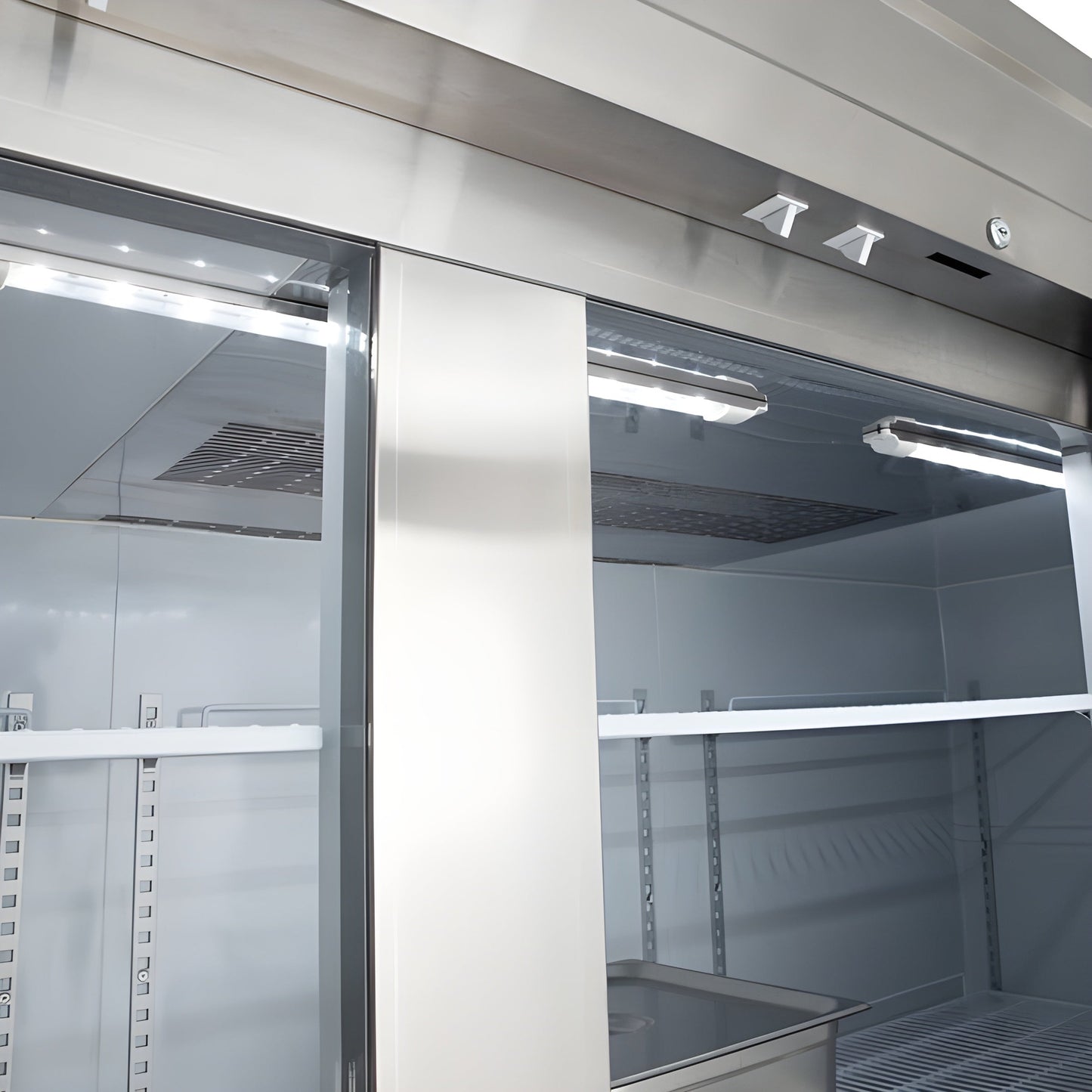 Maxx Cold V-Series 3 Door Reach-In Refrigerator, Bottom Mount, in Stainless Steel -  MVR-72FDHC