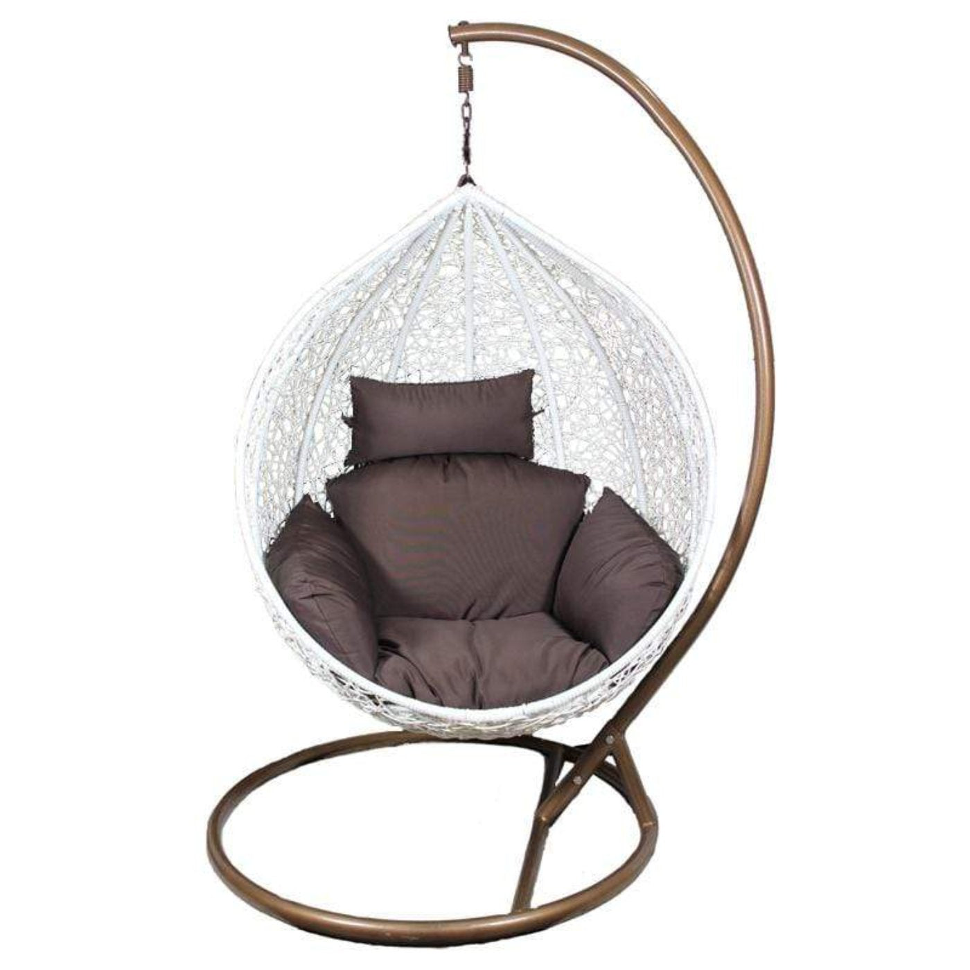 Exclusive Pe Rattan & Metal Hanging Chair - 282276