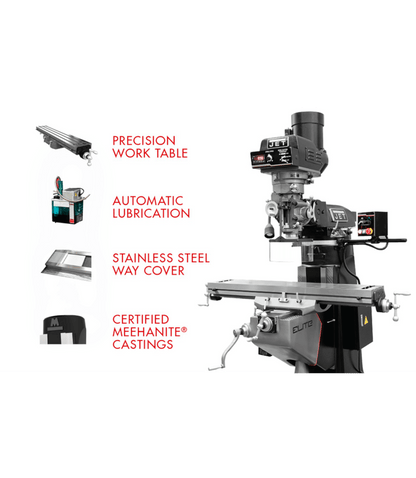 JET Elite EVS-949 Mill with Y-Axis JET Powerfeed - JT9-894301