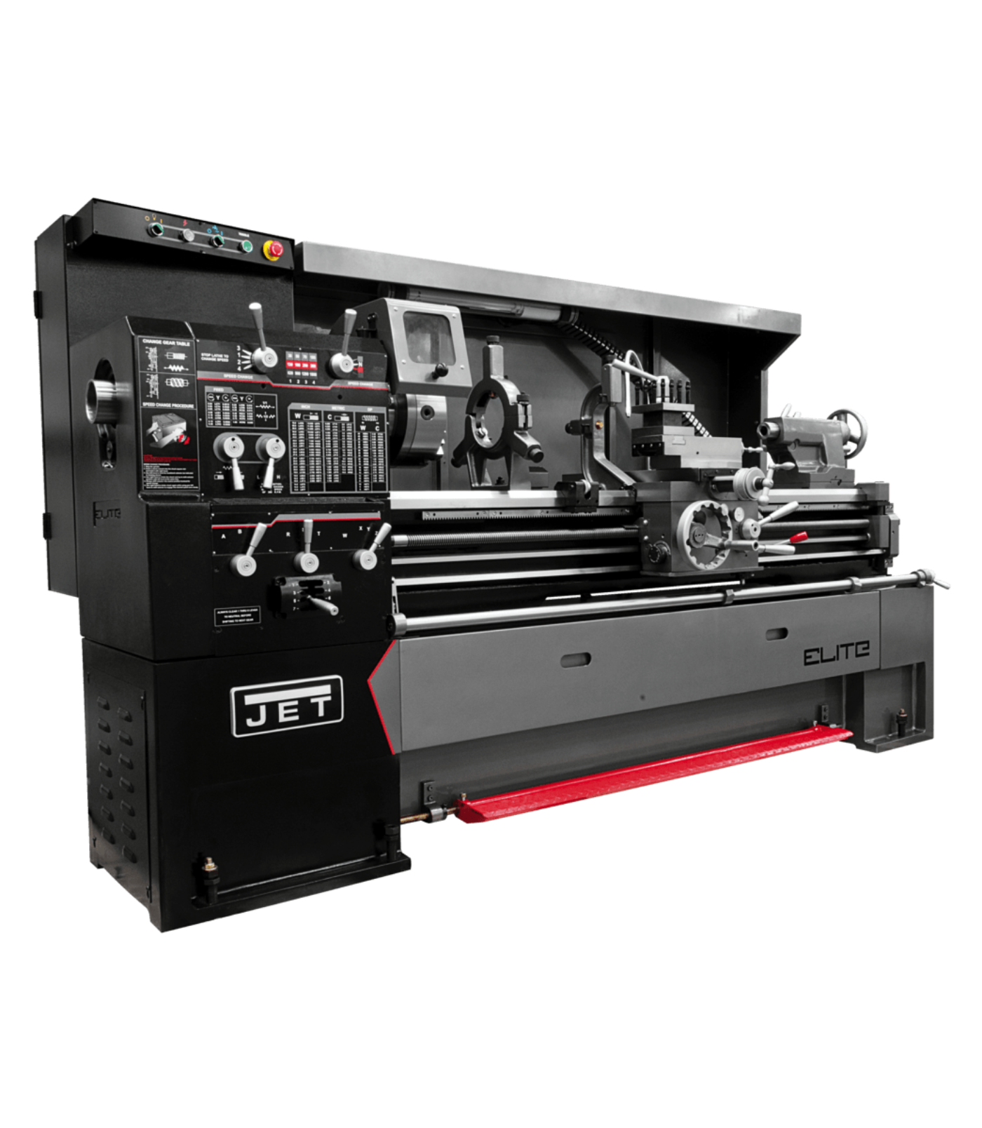 JET Elite Lathe EGH-1740 with ACU-RITE 203 DRO with Taper Attachment and Collet Closer - JT9-892506
