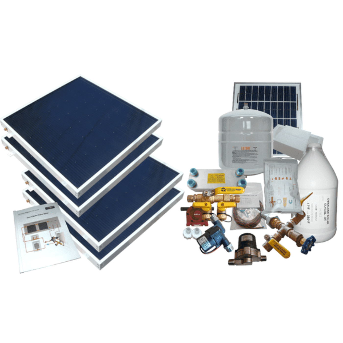 Heliatos Beach Freeze Protected Solar Water Heater Kit - Backyard Provider