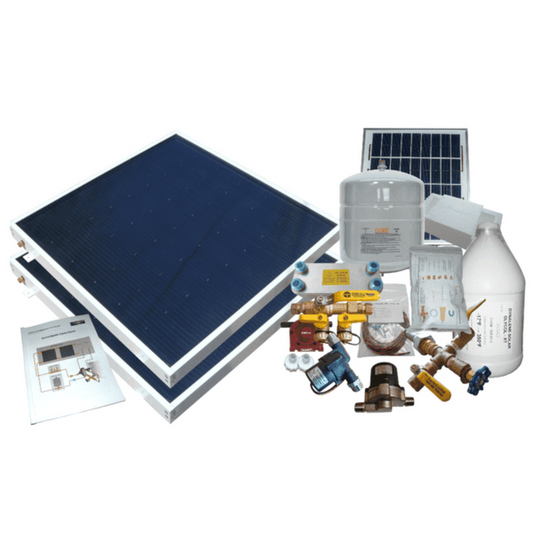 Heliatos Beach Freeze Protected Solar Water Heater Kit - Backyard Provider