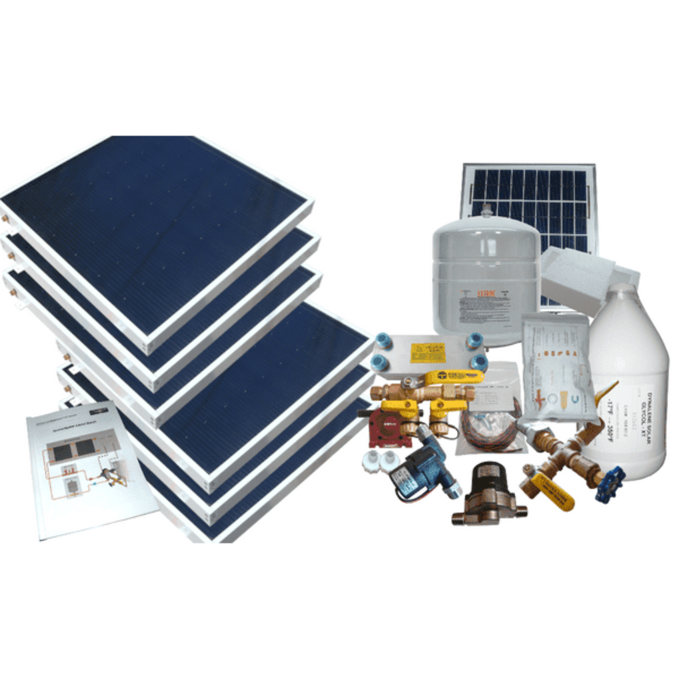 Heliatos Beach Freeze Protected Solar Water Heater Kit - Backyard Provider