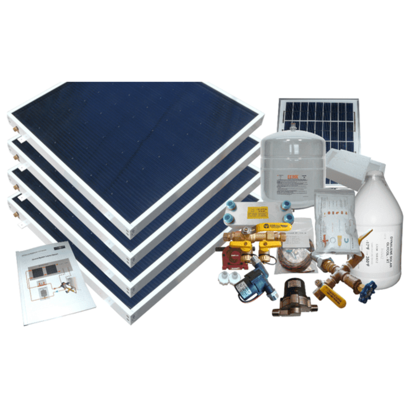 Heliatos Beach Freeze Protected Solar Water Heater Kit - Backyard Provider