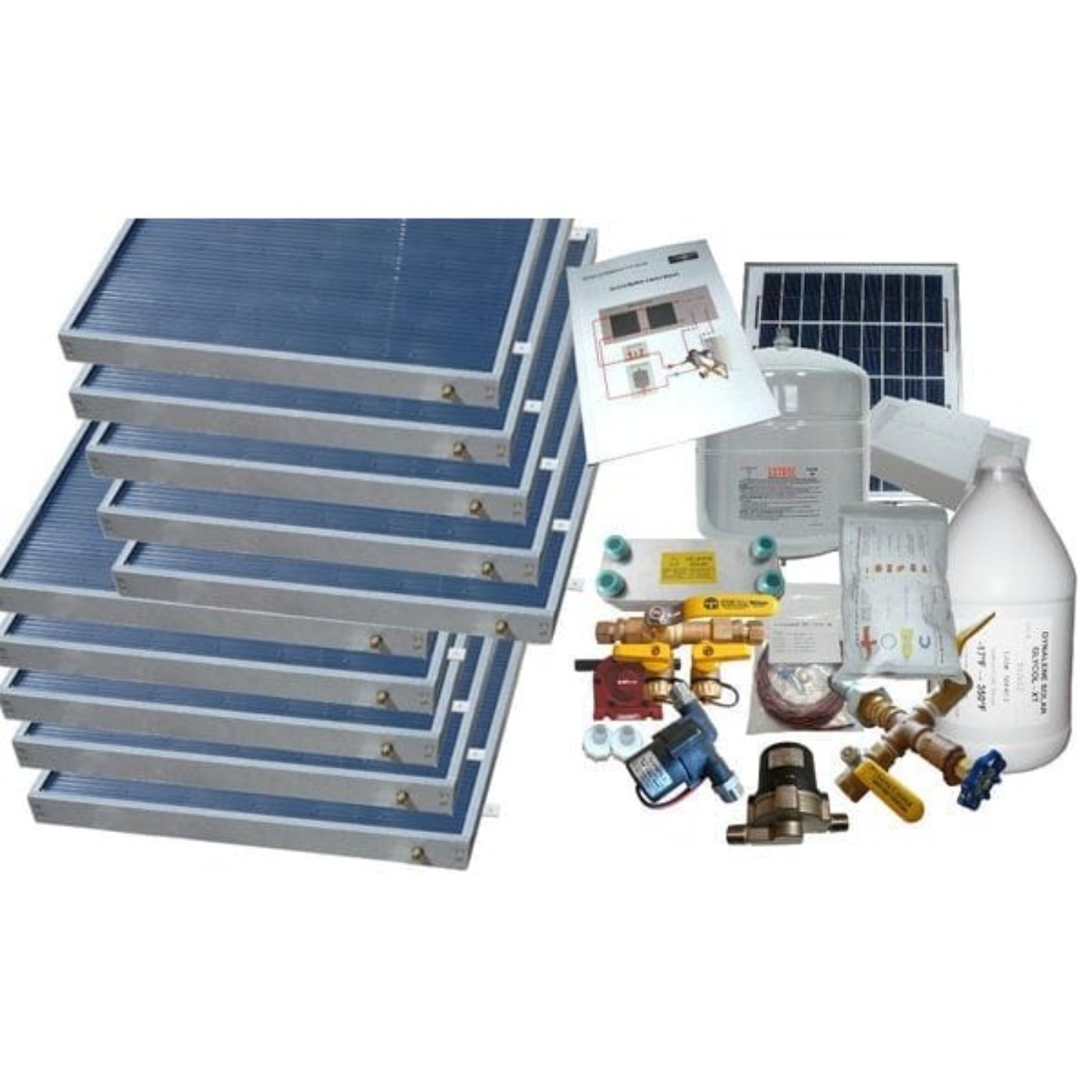 Heliatos Freeze Protected Solar Water Heater Kit - Backyard Provider