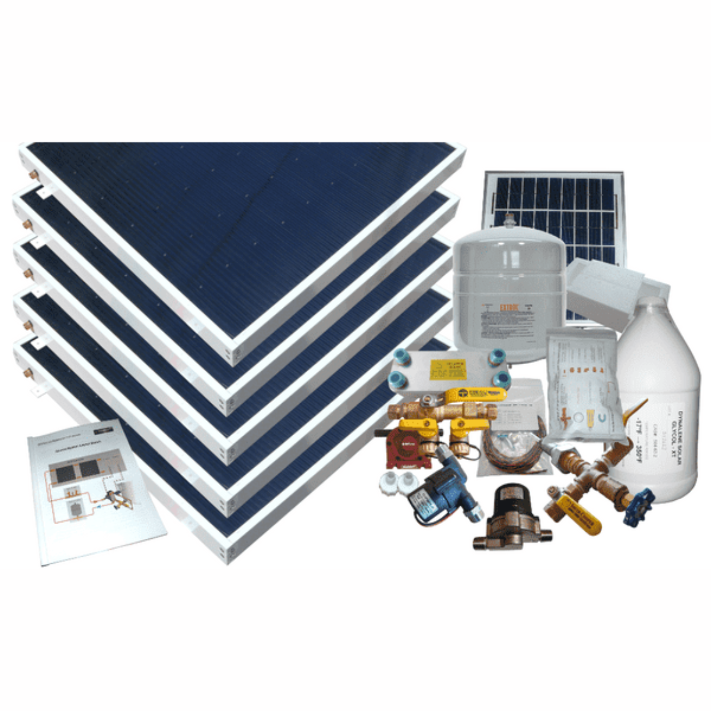 Heliatos Beach Freeze Protected Solar Water Heater Kit - Backyard Provider