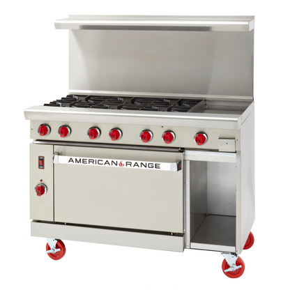 American Range Gas Ranges - ARGF-36G-2B-CL