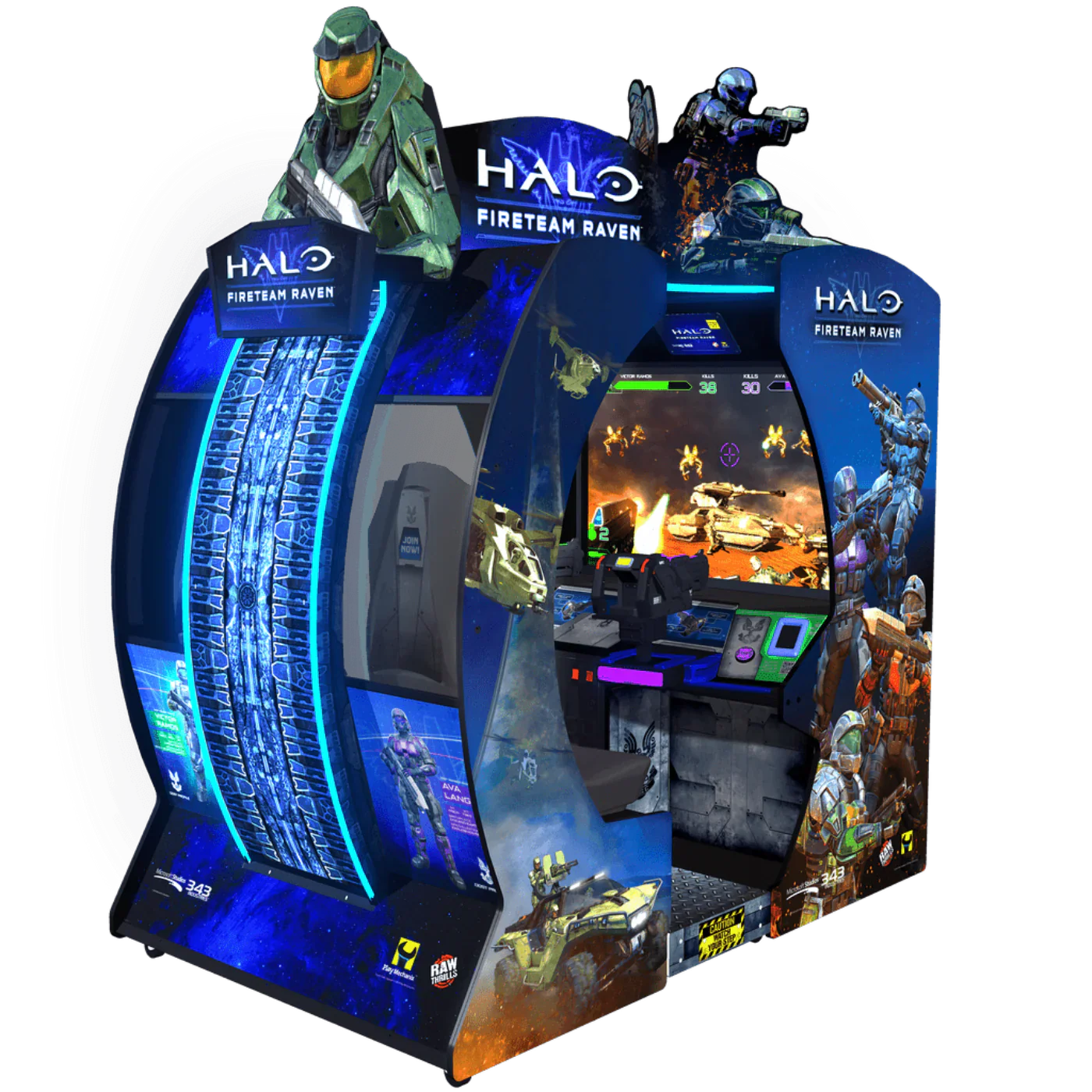 Raw Thrills Halo Fireteam Raven 2 Player Arcade Game - 027148N