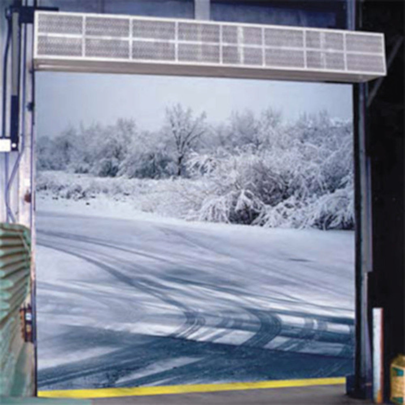 Curtron S-LI-60-2-EH-FILTER 61" Heated Light Industrial Air Curtain with Filter - CUSLI602EHFILTER
